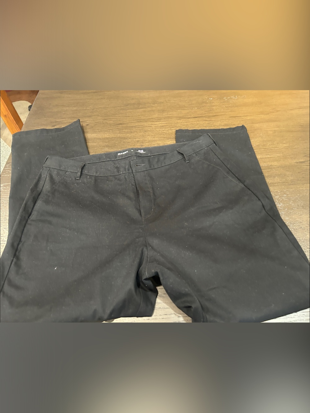 Old Navy Black Boot-Cut Dress Pants